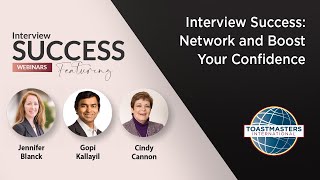 Interview Success: Network and Boost Your Confidence