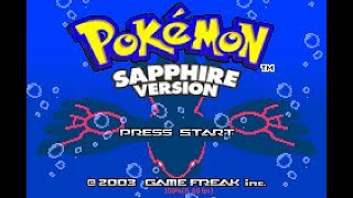 Pokemon Sapphire Version Boot-up Sequence