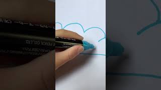 Activating my blue posca marker! | Drawing of a cloud | Made by @NashVibesArt