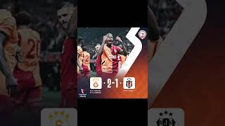 Galatasaray won the match against Beşiktaş in the Super League #galatasaray #beşiktaş #süperlig