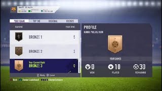 Giving out free wins in fut champions fifa 18 Part 1-1 ( forfeiting all my fut champ games )