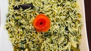 PALAK JEERA RICE | HEALTHY RICE DISH |EASY COOKING |