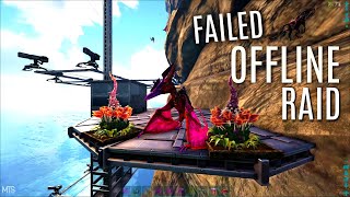 THEY TRIED TO OFFLINE US! - Base Defense - Mts PVP S4 - ARK Survival