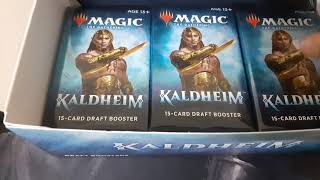 KALDHEIM DRAFT BOOSTER BOX OPENING PART 1 #MagicTheGathering #Kaldheim