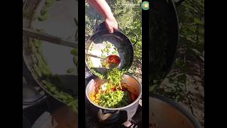 Making green bean stew with chicken:Green bean stew with chicken #food #asmr #cooking #recipe