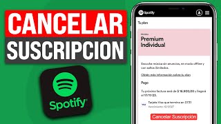 Cómo CANCELAR SPOTIFY PREMIUM desde CELULAR (2024) Paso a Paso