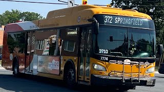 Fairfax connector 2013 new flyer Xcelsior XD40 #7774 on route 371