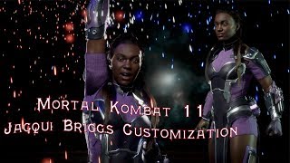 Mortal Kombat 11: Jacqui Briggs Customization Options