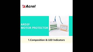 Acrel Electric | Composition & LED Indicators of ARD2F Motor Protector