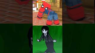 TOCA TOCA DANCE! Wednesday VS Spiderman #shorts #ytshorts #trending #viral #spiderman