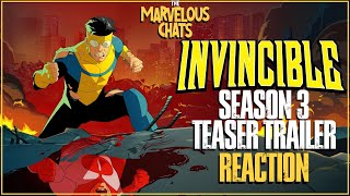 Invincible Season 3 Teaser Trailer Reaction