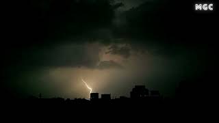 Thunder and lightning Natural video with good sound effect