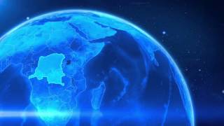 Videohive World map earth zoom