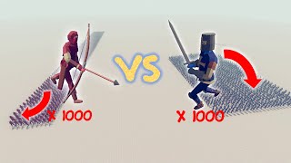 Tabs 1000 Archers VS 1000 Swords