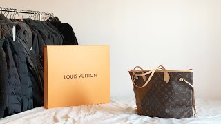 CLASSIC LOUIS VUITTON NEVERFULL UNBOXING MM MONOGRAM | IS LV STILL WORTH IT | WHAT FITS  | MOD SHOTS