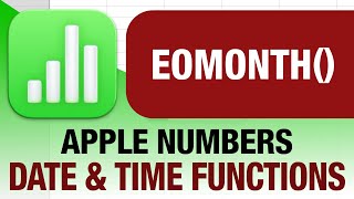 EOMONTH() function in Apple Numbers