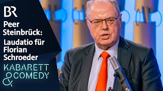 Peer Steinbrück: Laudatio für Florian Schroeder | Bayerischer Kabarettpreis 2024 | BR