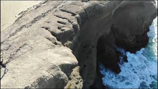 DRONE SHOT CASTLE POINT NEW ZEALAND