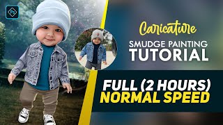 Caricature Smudge Painting Effect [FULL NORMAL SPEED] in Adobe Photoshop | 2020