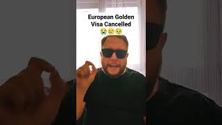 European Golden Visa Cancelled ✖️🇵🇹🇮🇪🇪🇺 #askmeanything #lawyer #nomoreties #buildinginpublic #eu