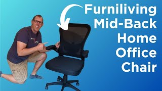 Furniliving Mid-Back Home Office Chair