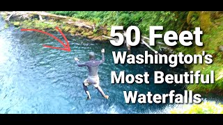 Jumping Off Washington's Most Beautiful Waterfalls!