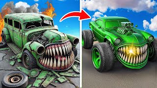 Repairing CURSED Cars.. GTA 5 RP