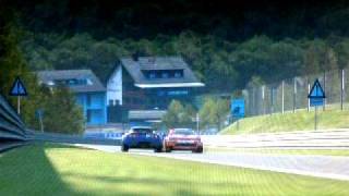 GT5 online racing at Nurburgring Nordschleife 1lap...