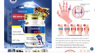 bee venom joint and bone therapy cream reviews