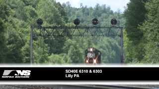 HD: Pittsburgh Line - Cresson, Brickyard & Cassandra - Norfolk Southern 8114