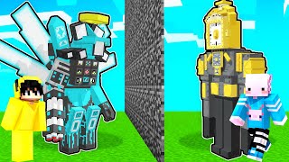 MEGA TİTAN DRİLL MAN VS EVİL TRİ TİTAN | Minecraft