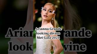 #ArianaGrande looking divine at the #metgala 2024 #arianagrande #metgala2024