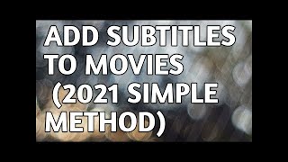 How To Add Subtitles To Movies and Series in 2021 | RottenLime