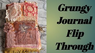 Grungy Journal Flip Through