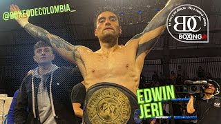 Edwin Jeri defendió su título nacional de las 154 libras ante Alexander Moreno