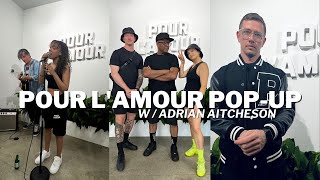 Toronto Fashion Brand * Pour L'amour Pop Up Toronto * Adrian Aitcheson * Roots * OVO