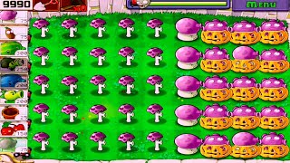 Best Strategy Plants vs Zombies | All mushrooms  vs All Zombies