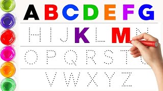 ABCD Alphabet with colouring for kids|| Abcd song || A for apple,B for Ball,c for Cat