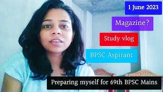 Preparing myself for 69th BPSC Mains || BPSC || Vlog #bpsc #bpscmains #vlog #study