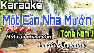 Karaoke Một Căn Nhà Mướn (Tone Nam) Phong Cách Mai Quốc Huy  || Thu Thuyền Channel