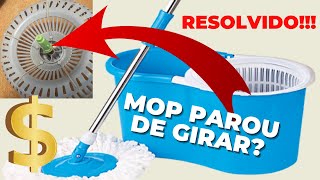 Mop parou de girar?! Não jogue fora, tem conserto!!