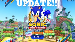 Sonic Speed Simulator Update *NEW*