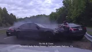 20230501 MVA Police Dash Camera - Fairfax County Parkway, Fairfax, Va