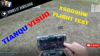 TIANQU VISUO XS809HW TEST FLIGTH FR