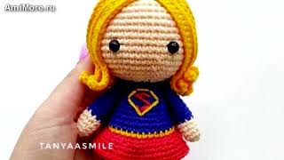 Амигуруми: схема Супер-девушка | Игрушки вязаные крючком - Free crochet patterns.