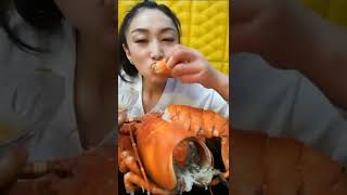 makan udang lobster raksasa