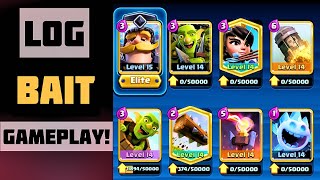 How To Play Log bait Deck - Clash Royale!!🏆