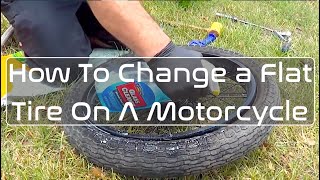 How to Change a Flat Tire on a Motorcycle: Honda CB450 / CB350 / CB360