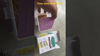 Time and seed saver product-seed hooper-bird accessories