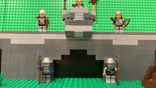 Lego battle of the knights and orcs